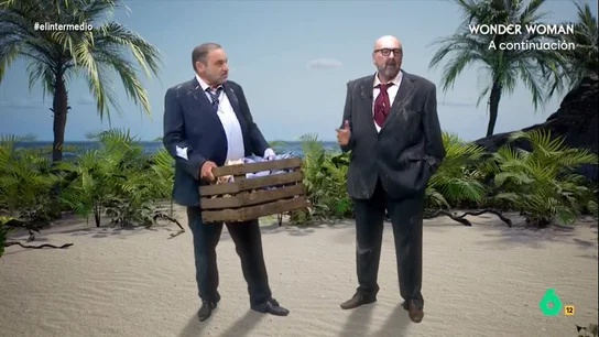 'Ábalos' se reencuentra con Koldo García y le pide que le haga la colada Wyoming y Dani Mateo se convertían en este vídeo, que ahora recupera El Intermedio, en José Luis Ábalos y su exasesor Koldo García, que se reencontraban después de que estallara el 'caso Koldo' para entre otras cosas, montar 'La Chalana II'.
