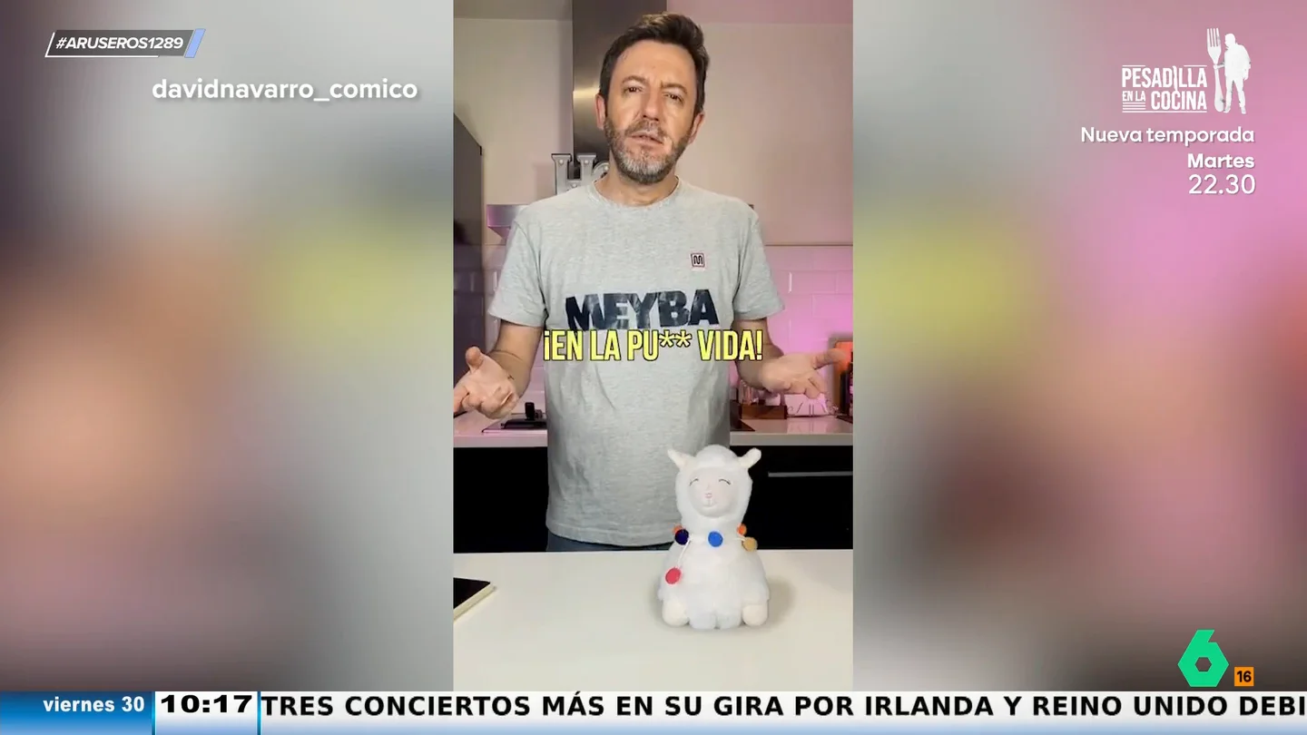 David Navarro, a los correos de cuándo te va a llegar el paquete a casa: "¿Habéis acertado la hora de reparto algún día?" David Navarro, a los correos de cuándo te va a llegar el paquete a casa: "¿Habéis acertado la hora de reparto algún día?"