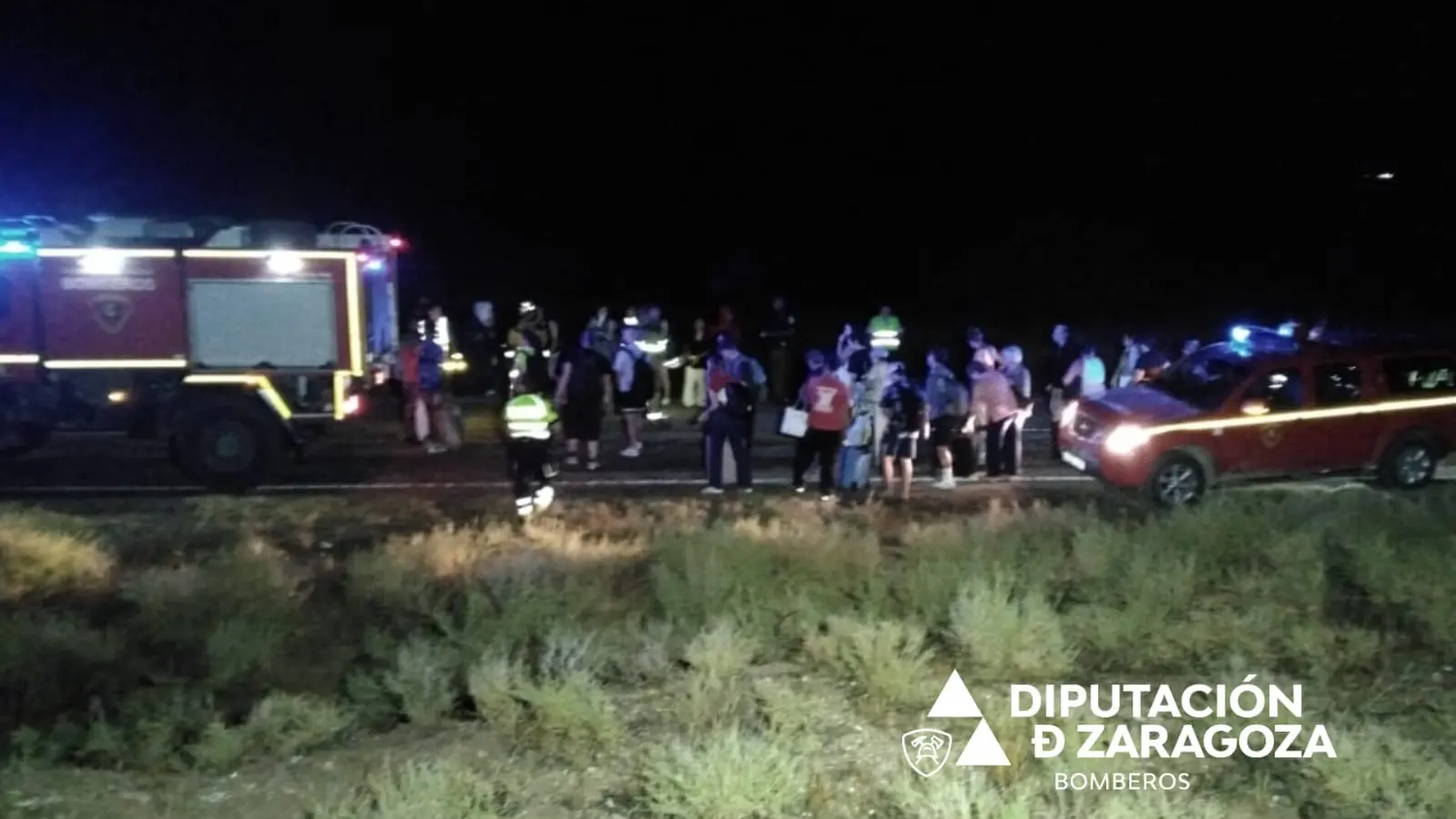 Un tres descarrila por la acumulación de agua en la vía en Zaragoza