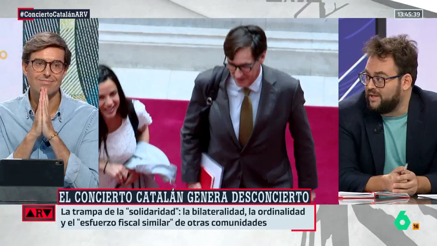 Monrosi señala la "explicación política" por la que Montero no puede detallar el pacto PSC-ERC: "O revientas al PSOE por dentro o la investidura" Monrosi señala la "explicación política" por la que Montero no puede detallar el pacto PSC-ERC: "O revientas al PSOE por dentro o la investidura"
