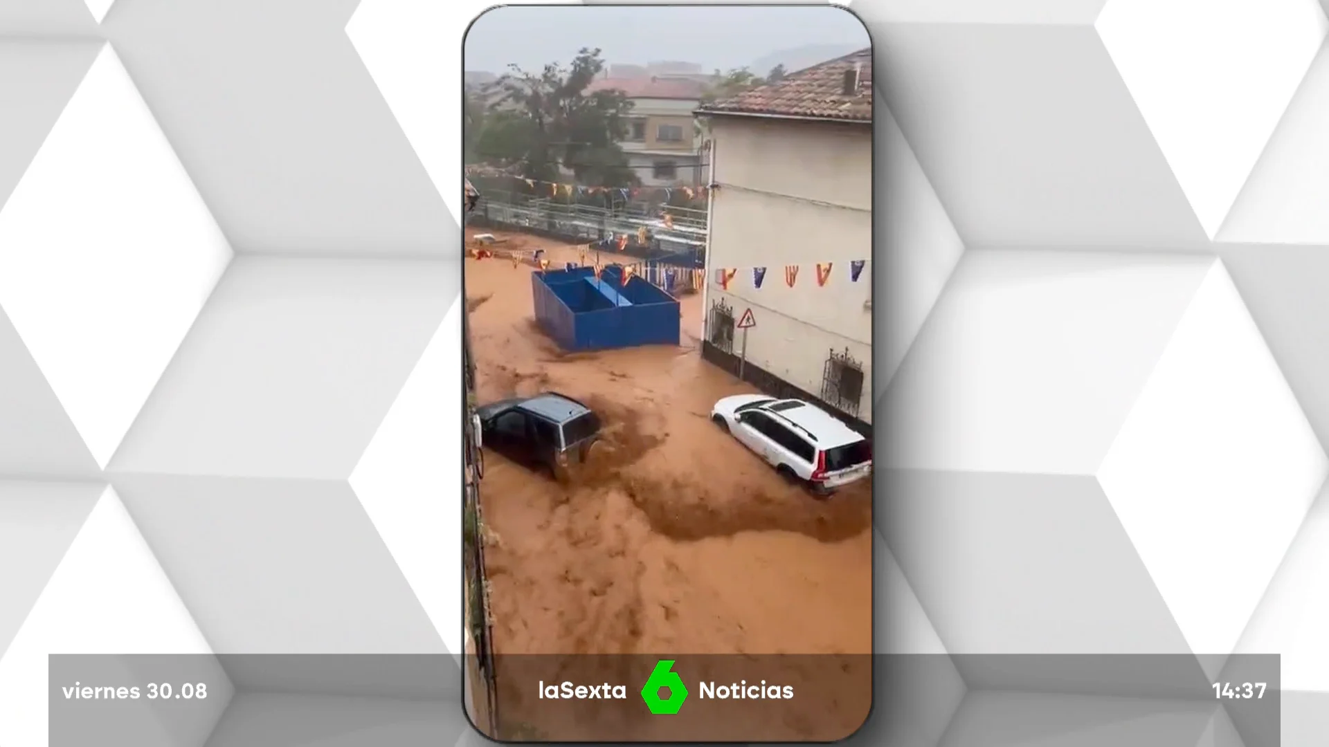 Efectos de las tormentas en Aragón