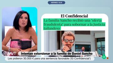 Beatriz de Vicente: "El juez del caso de Daniel Sancho es de una integridad absoluta"