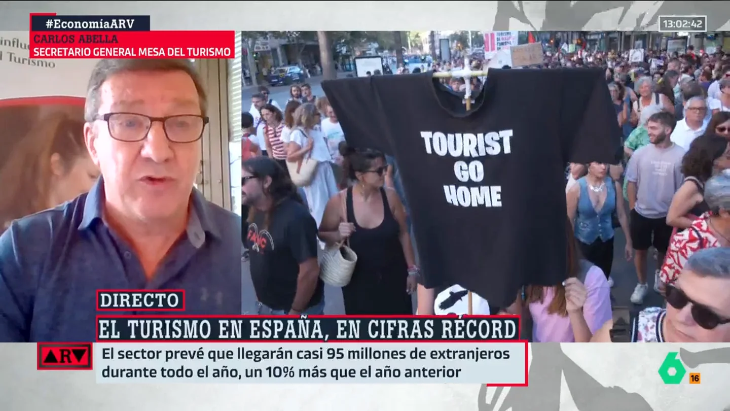 ARV-Carlos Abella, sobre las protestas contra el turismo masivo: "Nos estamos equivocando, el turista no tiene la culpa" ARV-Carlos Abella, sobre las protestas contra el turismo masivo: "Nos estamos equivocando, el turista no tiene la culpa"