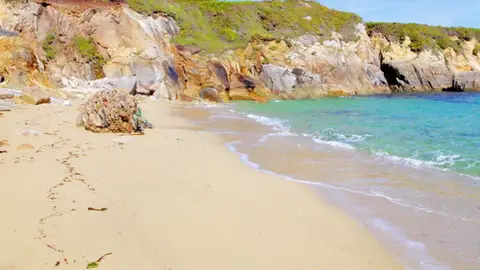 Cala de O Porto, en Ferrol, Galicia Cala de O Porto, en Ferrol, Galicia