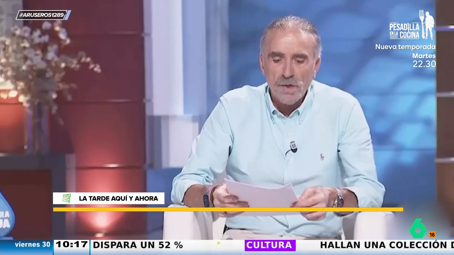 Juan y Medio se pierde en mitad del programa y carga contra sus guionistas: "¿Por qué no se le da el finiquito a esta gente?"