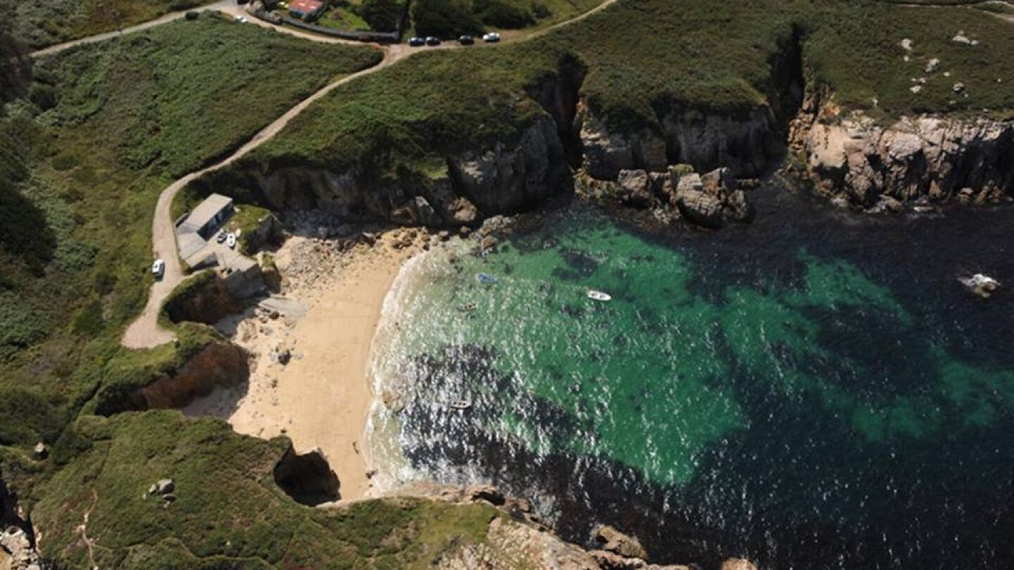 Cala de O Porto, en Ferrol, Galicia