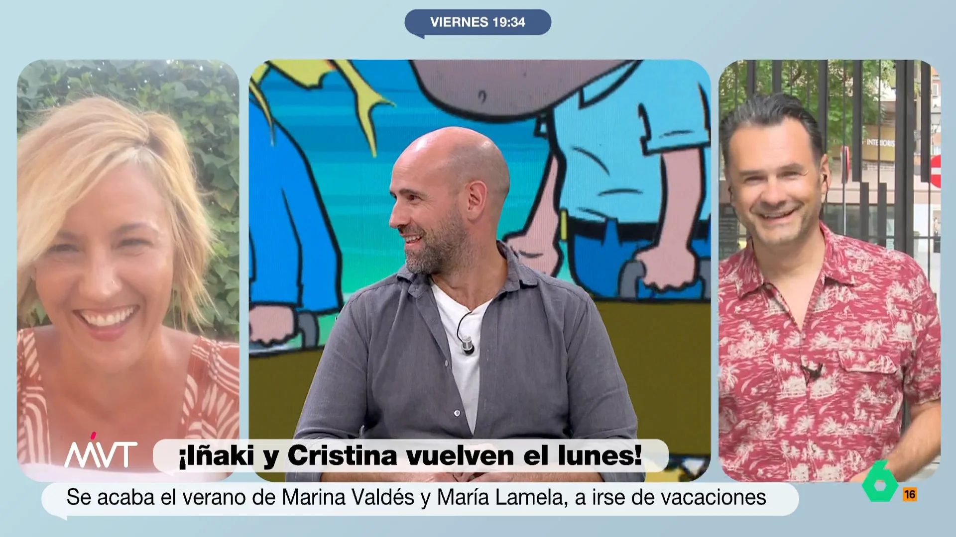 Gonzalo Miró a Iñaki López: "Ha llamado Don Johnson, que le devuelvas la camisa"