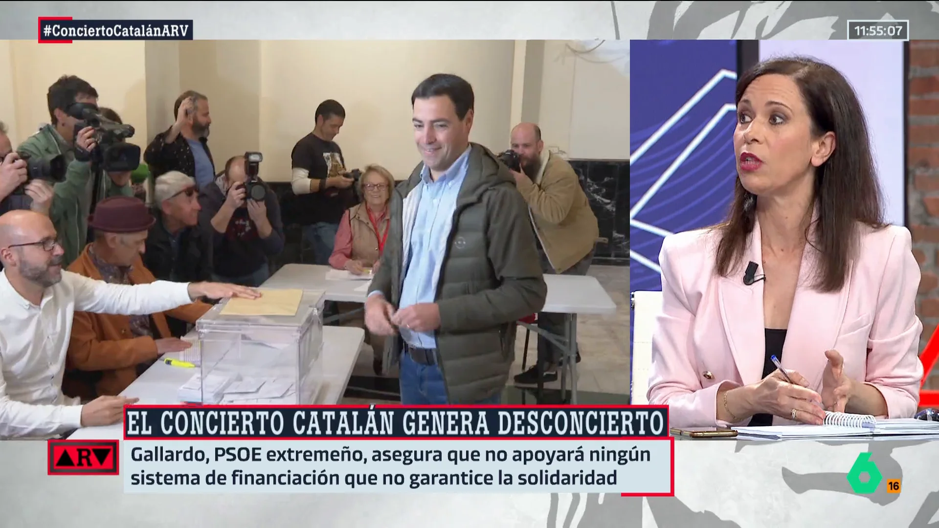 Ángeles Caballero, sobre la "financiación singular" en Cataluña: "Montero tiene que salir a explicar en qué consiste, y ya llega tarde"