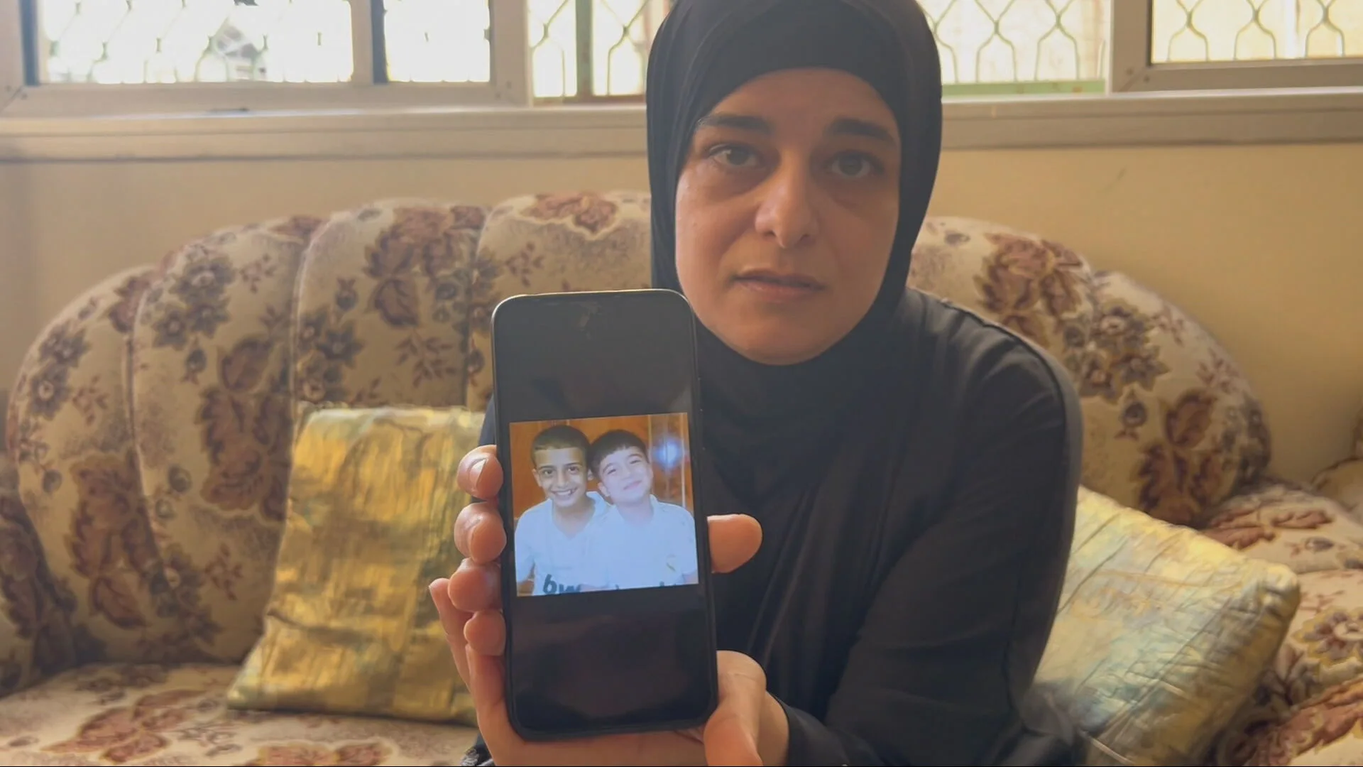 Los dos menores palestinos fallecidos 