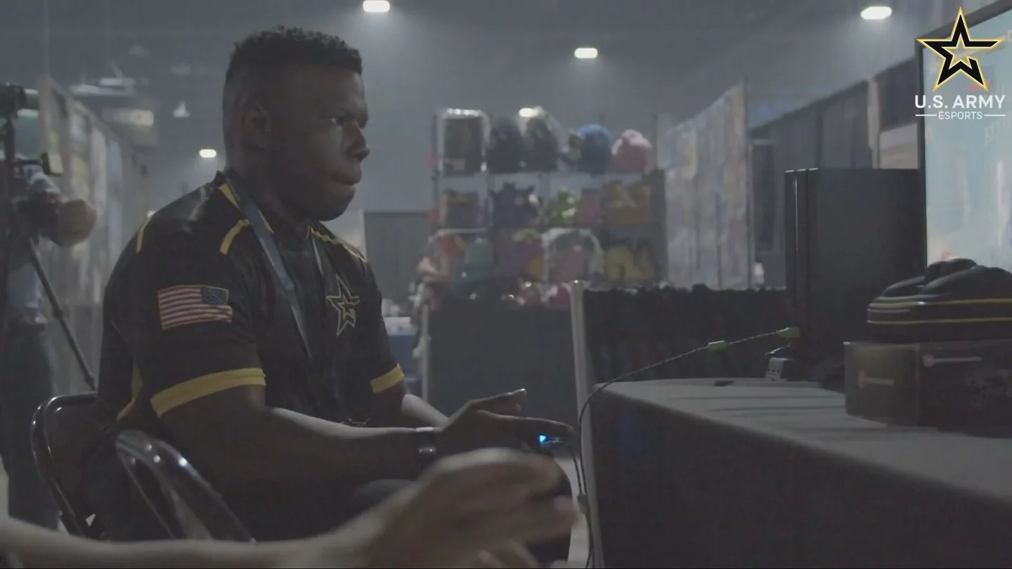 Un 'gamer' del ejército de los Estados Unidos Un 'gamer' del ejército de los Estados Unidos