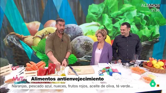 Pablo Ojeda explica qué alimentos son clave para combatir el envejecimiento Pablo Ojeda explica qué alimentos son clave para combatir el envejecimiento