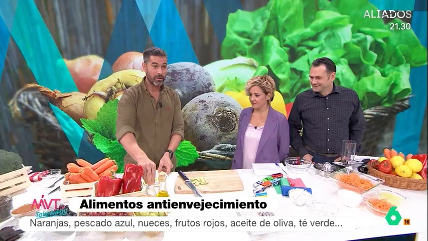 Pablo Ojeda explica qué alimentos son clave para combatir el envejecimiento