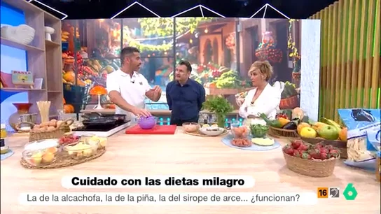 El colaborador ha explicado en Más Vale Tarde que las dietas "mágicas" como la de la alcachofa son totalmete "'fake'". Descubre porque en el video de esta noticia- El colaborador ha explicado en Más Vale Tarde que las dietas "mágicas" como la de la alcachofa son totalmete "'fake'". Descubre porque en el video de esta noticia-