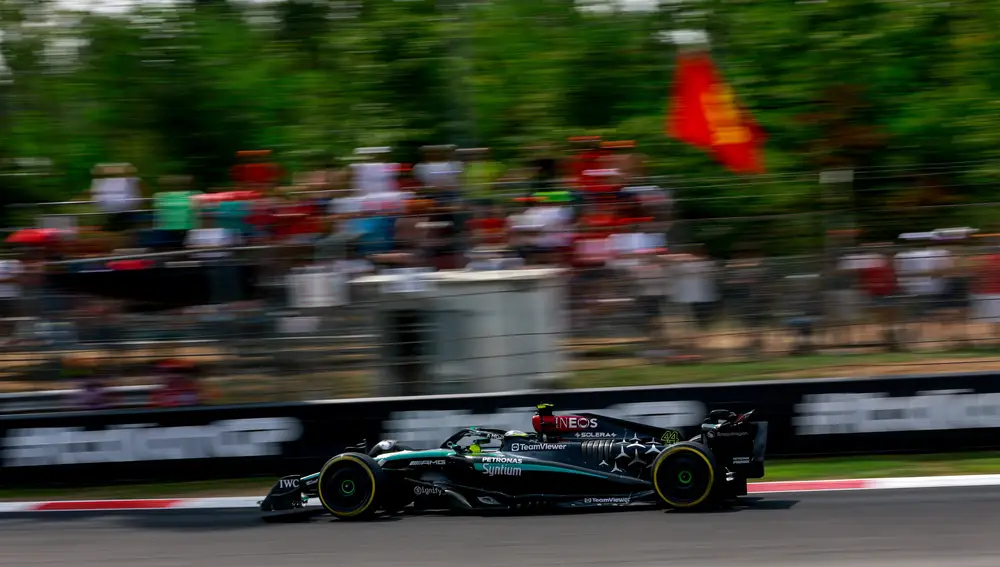 Hamilton no pudo igualar el ritmo de McLaren y Ferrari Hamilton no pudo igualar el ritmo de McLaren y Ferrari