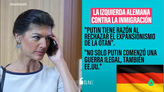 Sahra Wagenknecht, una política económica izquierdista con un discurso contra la migración Sahra Wagenknecht, una política económica izquierdista con un discurso contra la migración