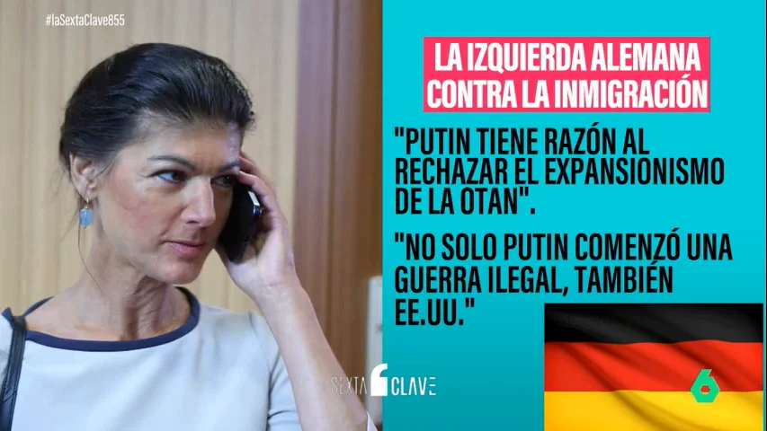 Sahra Wagenknecht, una política económica izquierdista con un discurso contra la migración