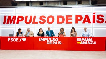 Reunión de la Comisión Ejecutiva Federal del PSOE en la sede Ferraz.