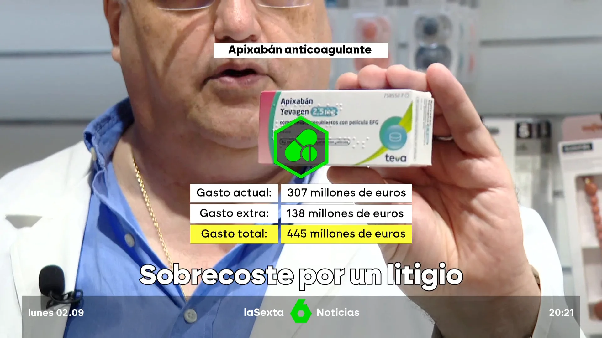 sobrecoste por un litigio