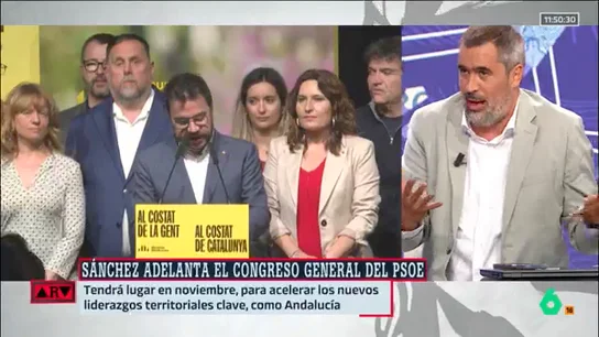 Carlos E. Cué señala por qué la palabra "concierto" no está en el acuerdo con Cataluña: "ERC lo ha vendido como tal pero..." Carlos E. Cué señala por qué la palabra "concierto" no está en el acuerdo con Cataluña: "ERC lo ha vendido como tal pero..."