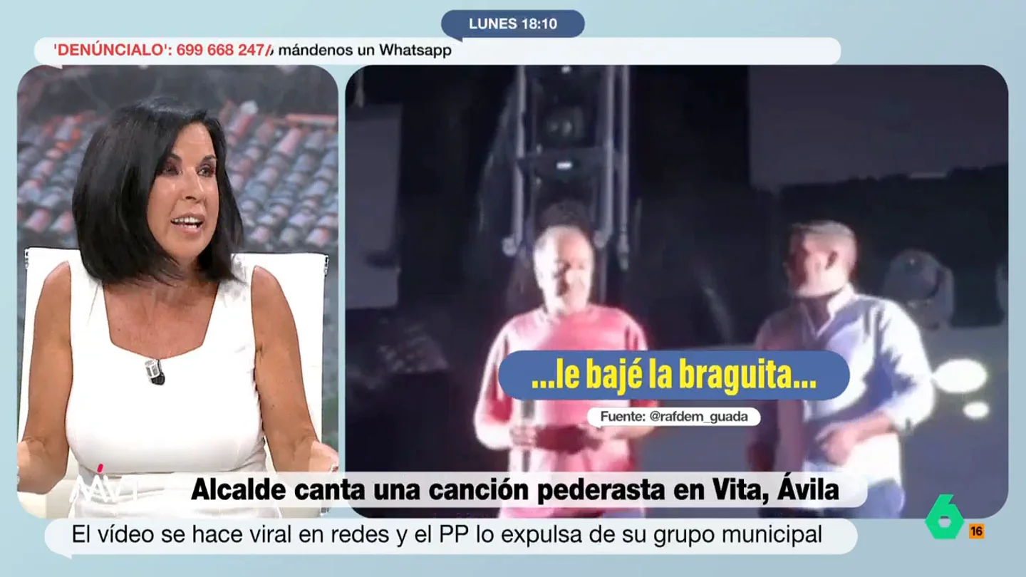 ¿Puede tener consecuencias penales la canción pederasta del alcalde de Vita? Beatriz de Vicente responde La abogada afirma en Más Vale Tarde que "hoy en día tenemos una sensibilidad en la que existen leyes que protegen a la infancia, hay otro concepto de lo que hace gracia".