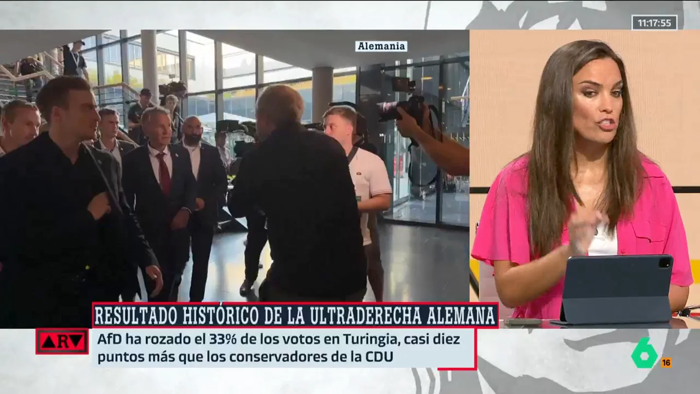 ARV-García Aller analiza los resultados de la ultraderecha en Alemania: "En lo ideológico e identitario hay una brecha muy grande" ARV-García Aller analiza los resultados de la ultraderecha en Alemania: "En lo ideológico e identitario hay una brecha muy grande"