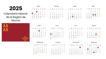 Calendario laboral de Murcia 2025.