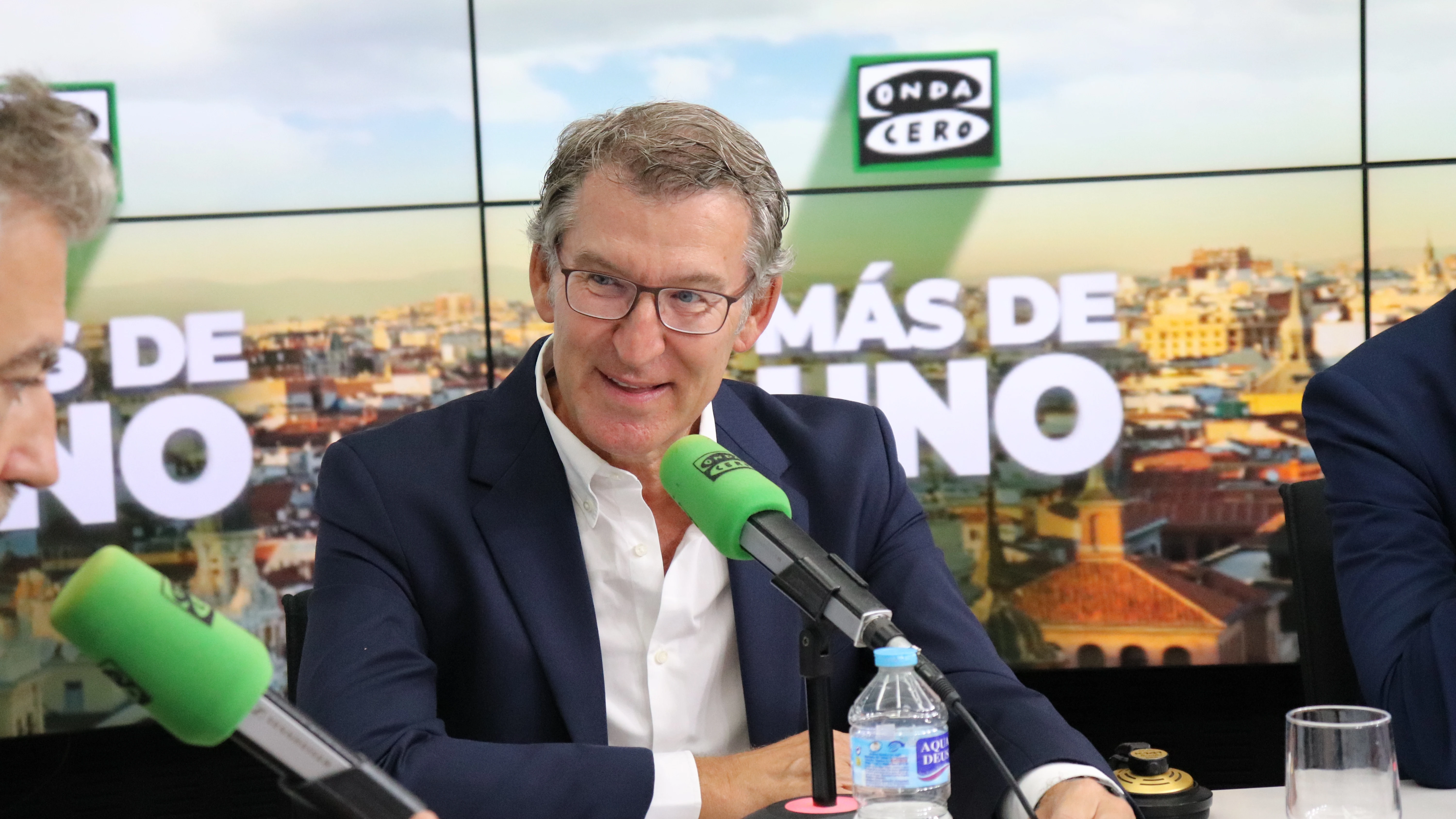 Alberto Núñez Feijóo durante la entrevista en Onda Cero