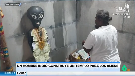 Un hombre construye un templo subterráneo dedicado a los 'aliens' asegurando que ha recibido un mensaje para ello Un hombre construye un templo subterráneo dedicado a los 'aliens' asegurando que ha recibido un mensaje para ello