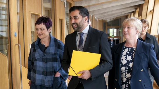 El primer ministro de Escocia, Humza Yousaf El primer ministro de Escocia, Humza Yousaf