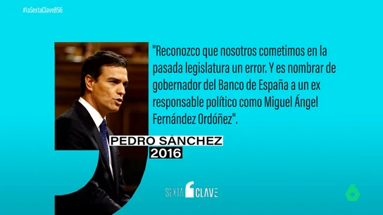Sánchez repite el "error" en el BdE: nombra a Escrivá como gobernador al igual que pasó en 2006 con MAFO Sánchez repite el "error" en el BdE: nombra a Escrivá como gobernador al igual que pasó en 2006 con MAFO