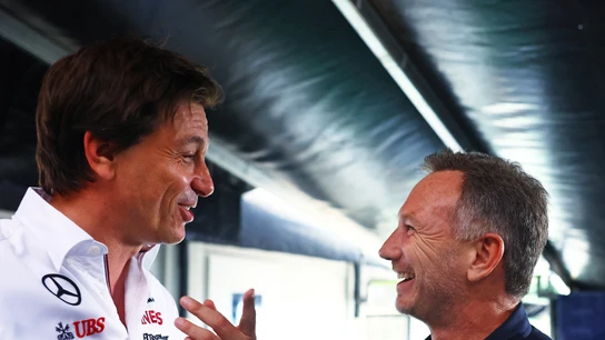 Toto Wolff y Christian Horner Toto Wolff y Christian Horner