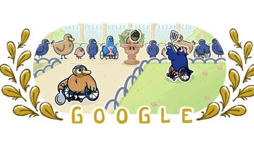 El bonito homenaje de Google al tenis en silla de ruedas en los Juegos Paralímpicos de la mano de su doodle.