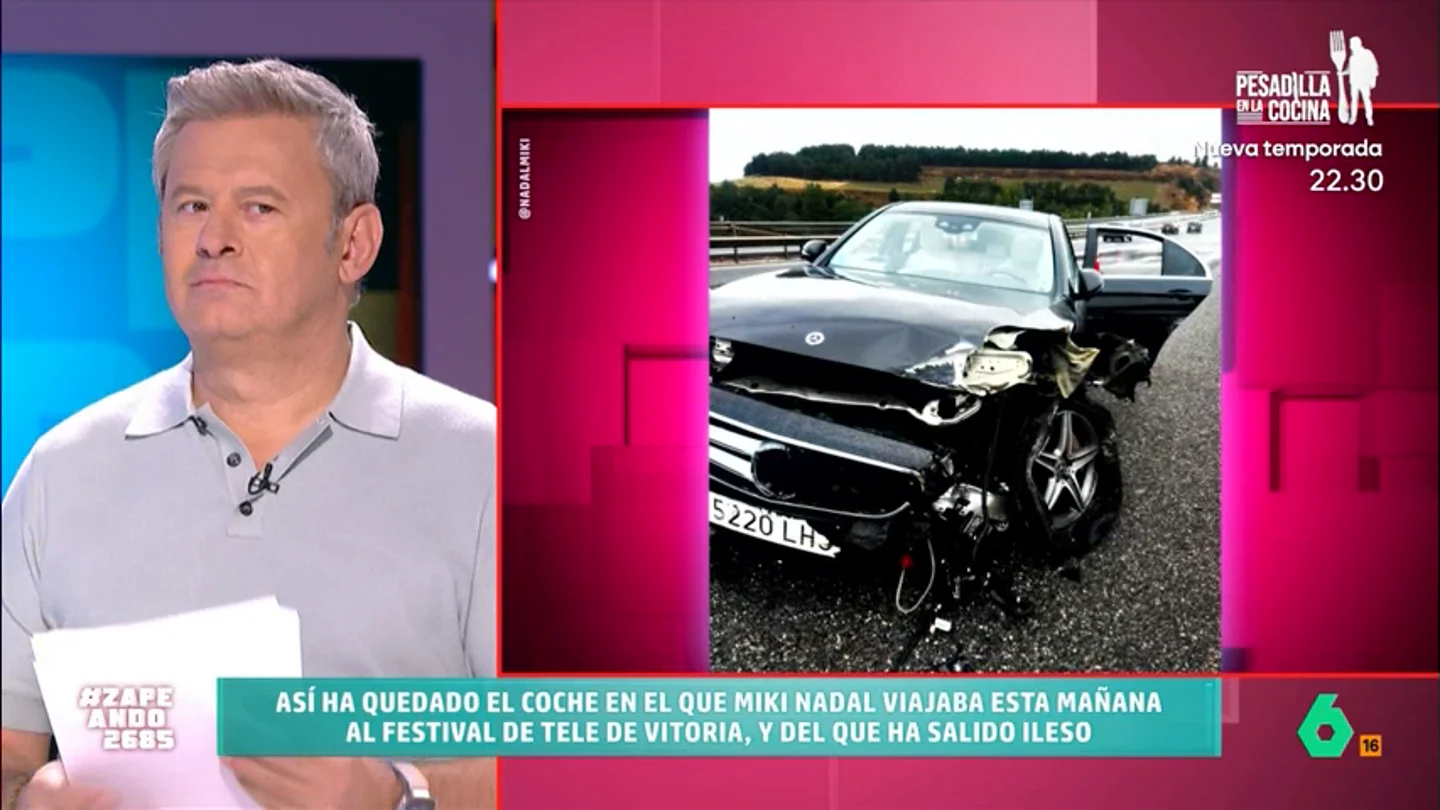 Miki Nadal cuenta cómo ha sido su accidente de coche: "Es verdad que la vida te cambia en un momento" Miki Nadal cuenta cómo ha sido su accidente de coche: "Es verdad que la vida te cambia en un momento"