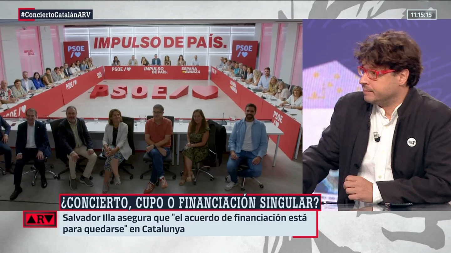 ARV-Fernando Berlín, tras el pacto PSC-ERC: "Estamos asistiendo a una suerte de federalización en España" ARV-Fernando Berlín, tras el pacto PSC-ERC: "Estamos asistiendo a una suerte de federalización en España"