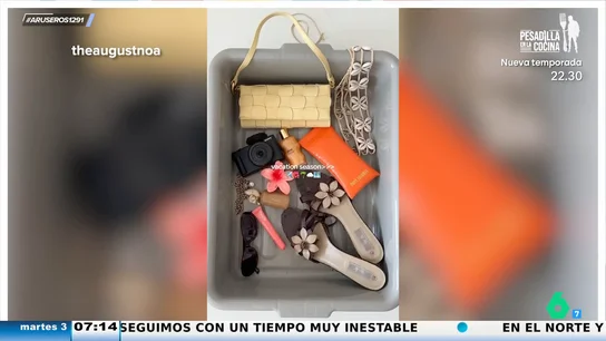 El nuevo fenómeno visual: enseñar lo que llevas para tu próximo viaje en la bandeja del aeropuerto El nuevo fenómeno visual: enseñar lo que llevas para tu próximo viaje en la bandeja del aeropuerto