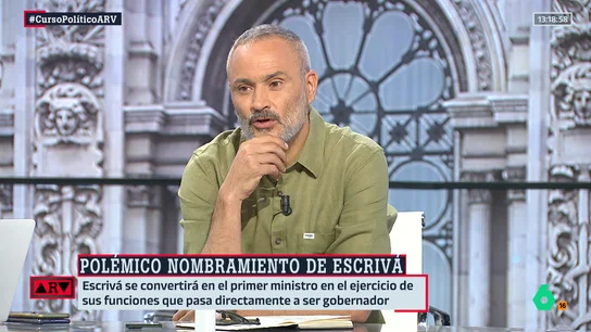 ARV-Martínez-Vares reacciona al nombramiento de Escrivá: "Es un error terrible del presidente del Gobierno" ARV-Martínez-Vares reacciona al nombramiento de Escrivá: "Es un error terrible del presidente del Gobierno"