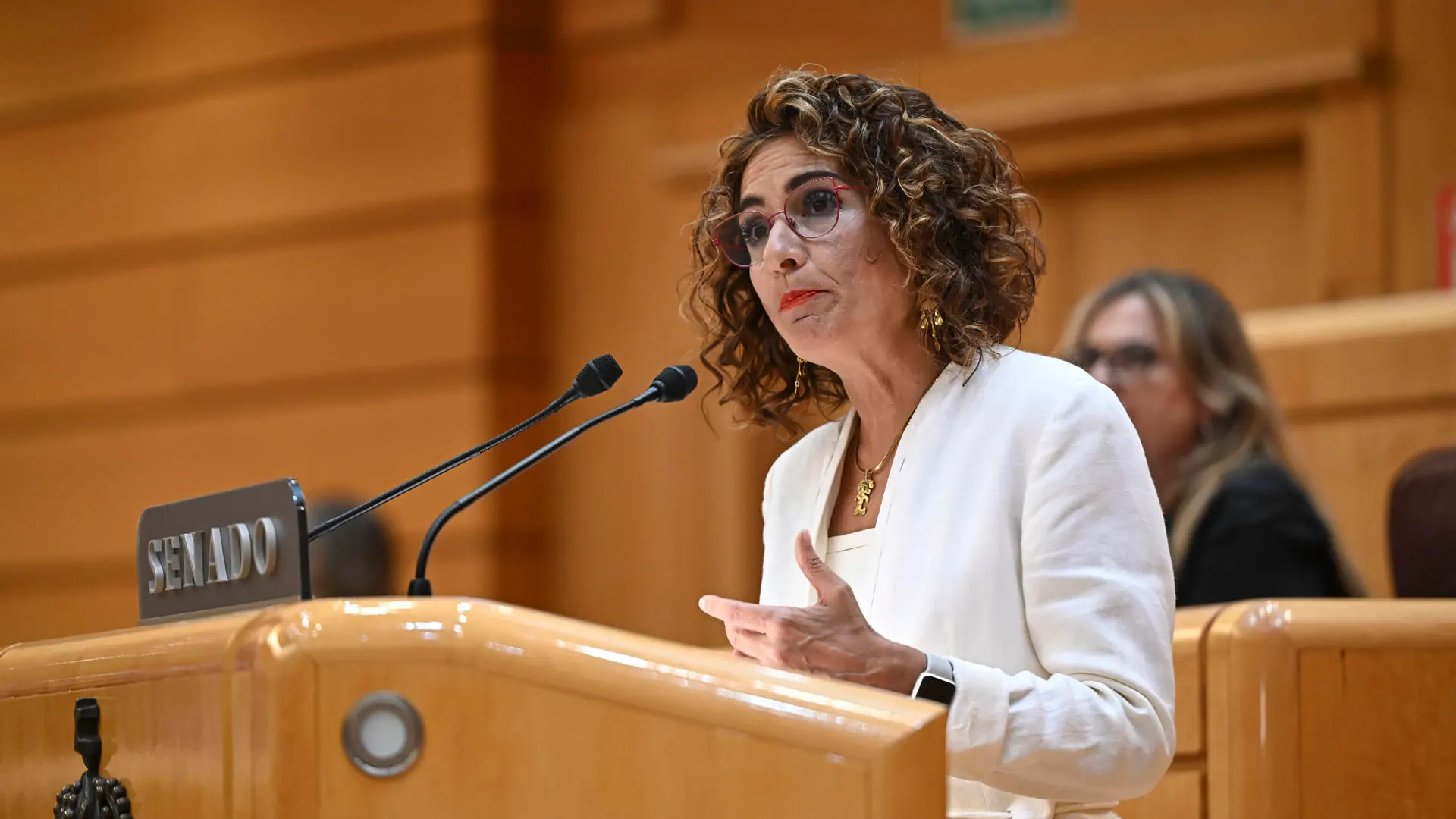 María Jesús Montero en el Senado