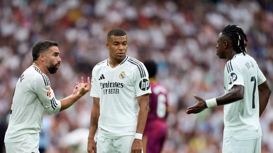 Carvajal, Mbappé y Vinicius Carvajal, Mbappé y Vinicius