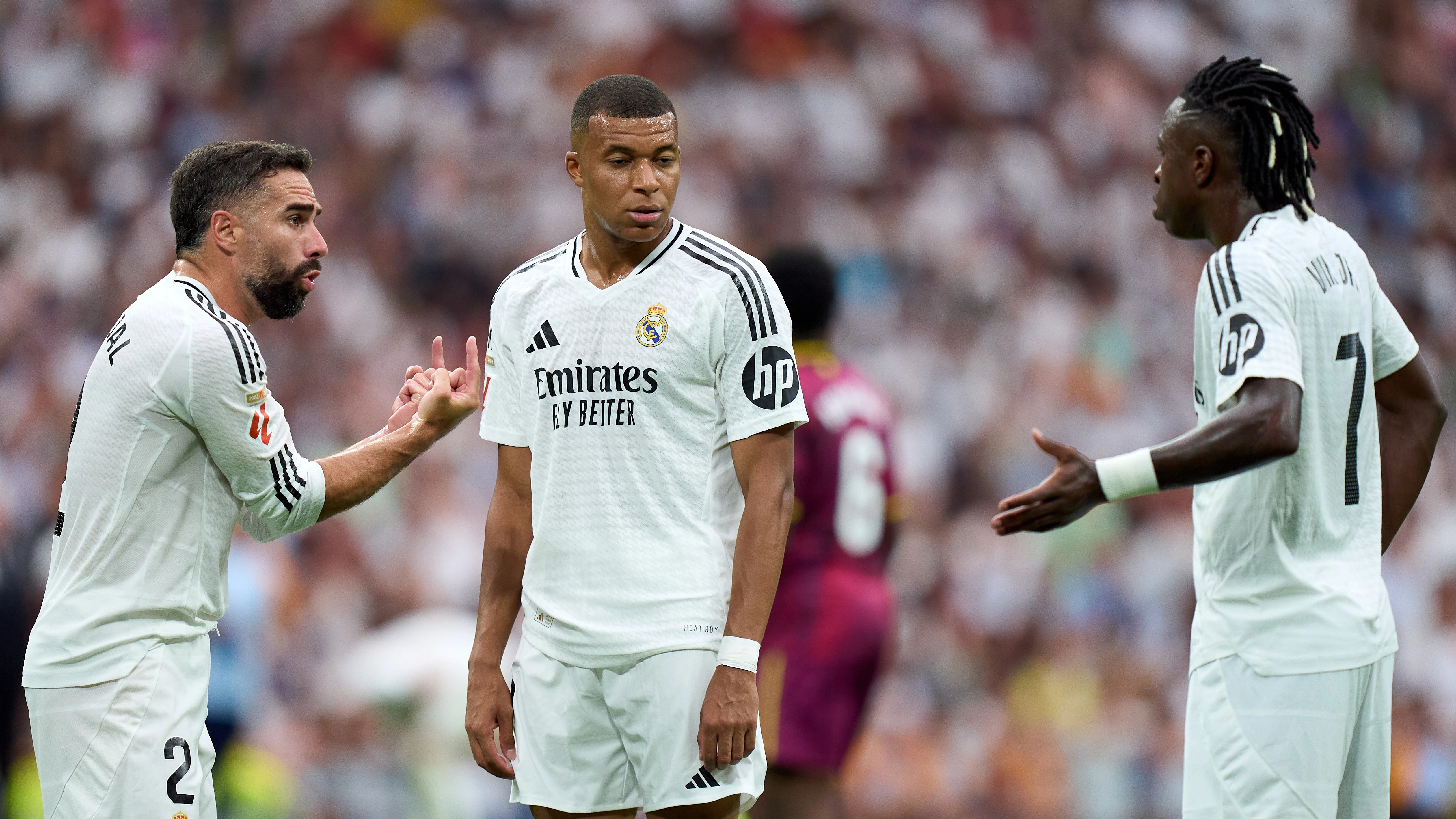 Carvajal, Mbappé y Vinicius