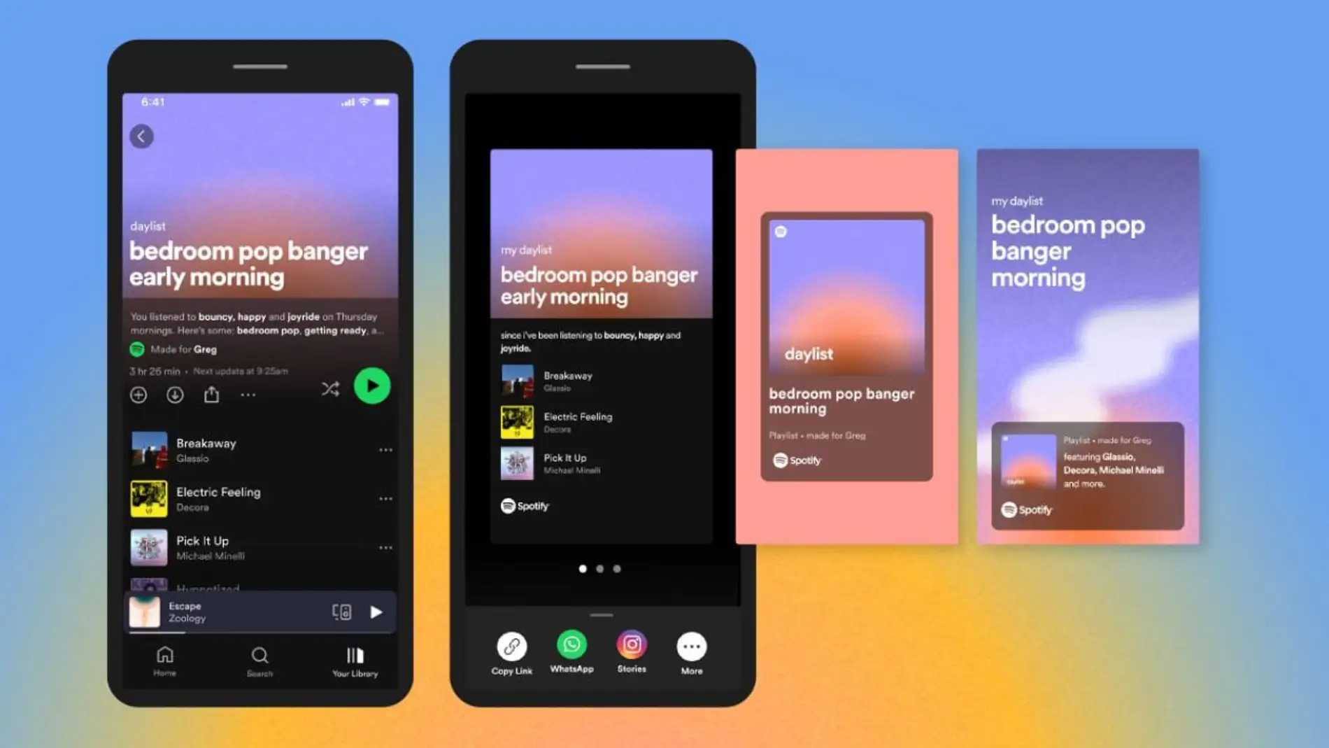 Spotify presenta daylist en España: una lista que se actualiza a lo largo del día Spotify presenta daylist en España: una lista que se actualiza a lo largo del día