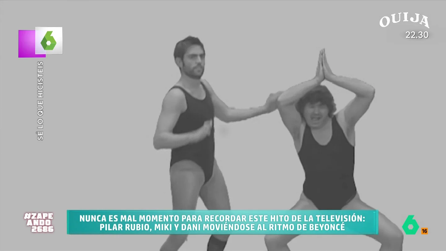 Zapeando celebra el 43 cumpleaños de Beyoncé recordando cómo Miki Nadal y Dani Mateo bailaron 'Single Ladies' Los zapeadores y Pilar Rubio se enfrentaron a una de las coreografías más icónicas de la cantante en el programa de laSexta 'Sé lo que hicisteis'.