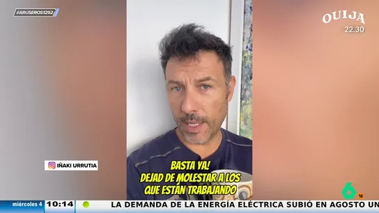Iñaki Urrutia exige que paren los memes de 'ligar en Mercadona': "No molestéis, no toqueteéis las piñas" Iñaki Urrutia exige que paren los memes de 'ligar en Mercadona': "No molestéis, no toqueteéis las piñas"