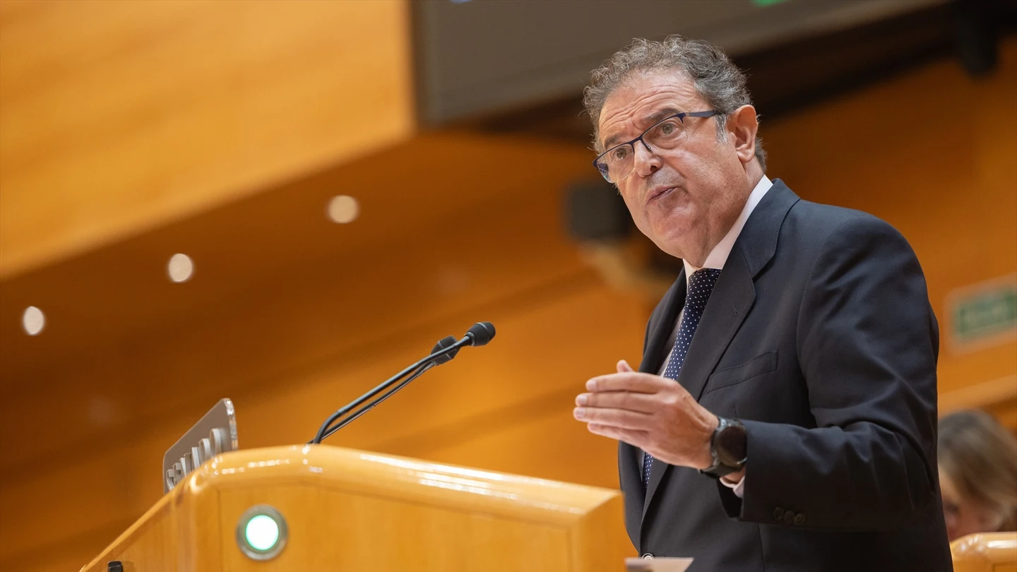 El senador del Partido Popular, Gerardo Camps, durante el pleno en el Senado del 4 de septiembre El senador del Partido Popular, Gerardo Camps, durante el pleno en el Senado del 4 de septiembre
