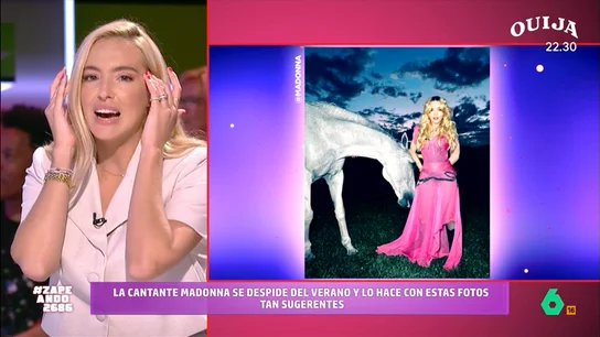Isabel Forner, desconcertada con el último posado de Madonna: "Cada vez se parece más a una muñeca 'Bratz'" La artista ha compartido unas imágenes en las redes sociales en las que posa junto a un caballo en un rancho luciendo modelos muy sugerentes.
