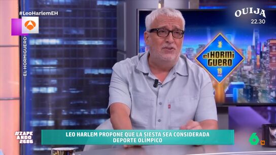 Leo Harlem propone convertir la siesta en un deporte ol&iacute;mpico en 'El Hormiguero': "Gana el que m&aacute;s aguante&nbsp;dormido"