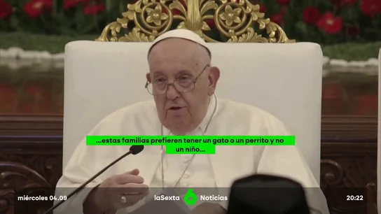 La teoría del papa sobre la baja natalidad La teoría del papa sobre la baja natalidad