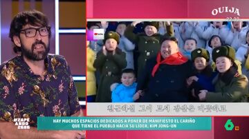 Quique Peinado, sobre los reportajes de Kim Jong-un en la televisión de Corea del Norte: "Sale más que Roberto Leal en Antena 3"