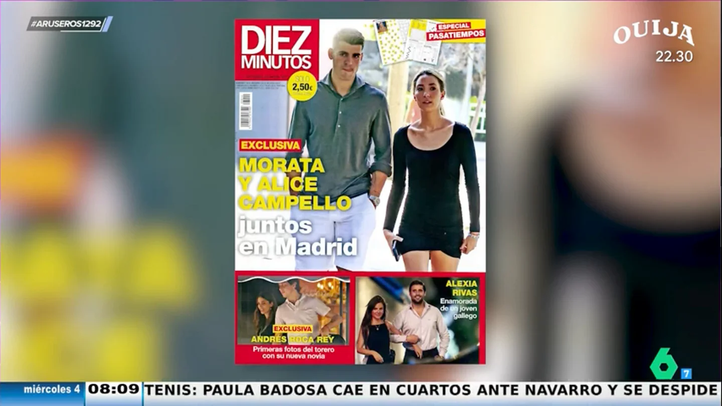 Álvaro Morata y Alice Campello, juntos en el primer día de colegio de sus hijos en Madrid: "No hubo ninguna muestra de cariño" Álvaro Morata y Alice Campello, juntos en el primer día de colegio de sus hijos en Madrid: "No hubo ninguna muestra de cariño"