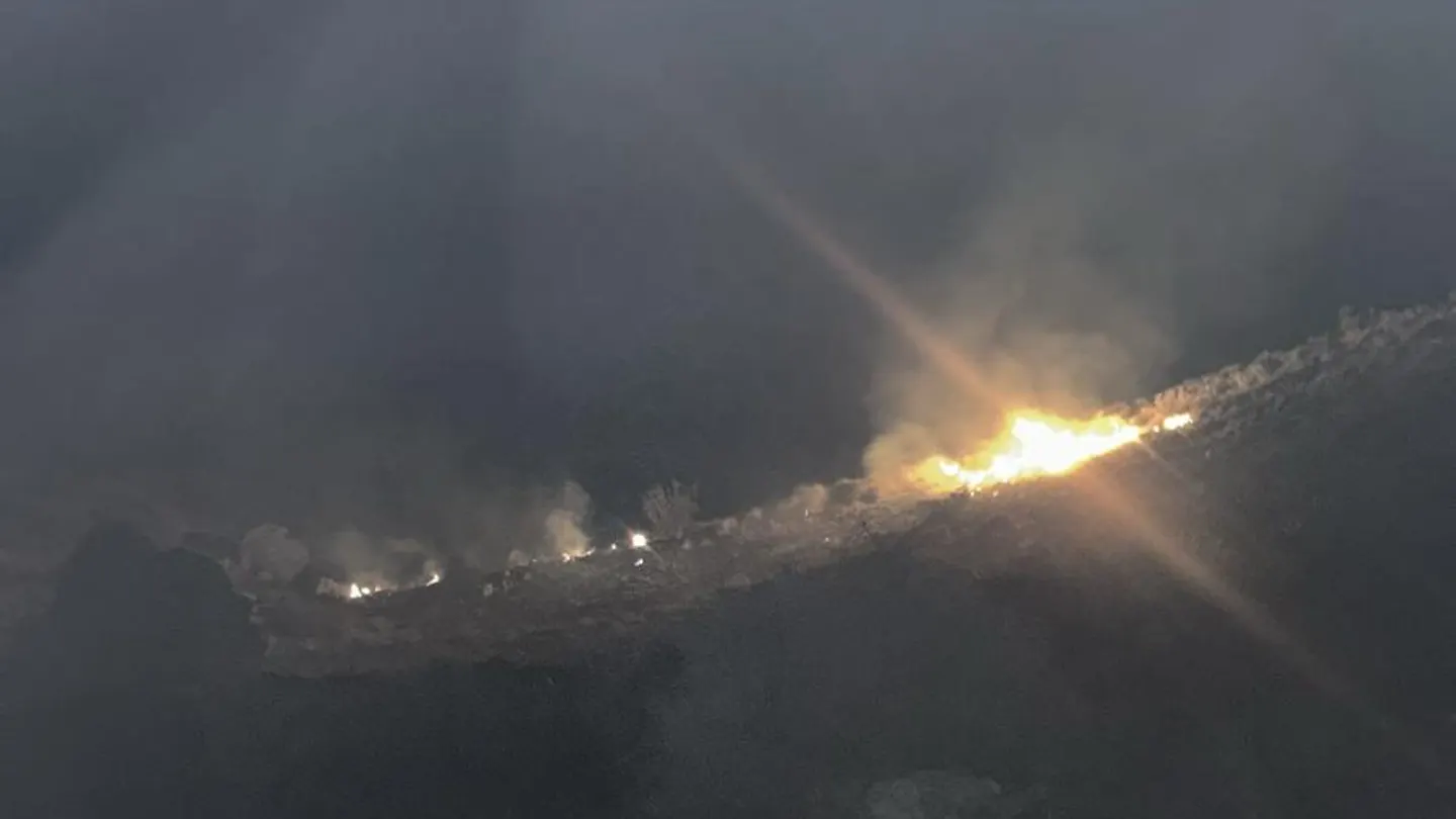Declarado un incendio forestal en Níjar (Almería) Imágenes de las llamas en Níjar (Almería)