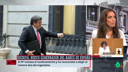 ARV- Marta Garc&iacute;a Aller, sobre Escriv&aacute;: "Va a supervisar decisiones que ha tomado &eacute;l mismo"